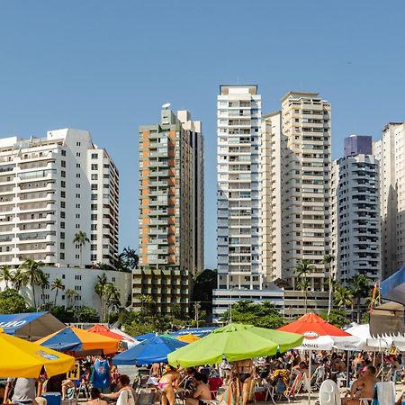 Apto - Predio De Frente Para Praia - Asturias - Guaruja - 2 Vagas Garagem - Wi-Fi E Ar Condicionado Exterior foto